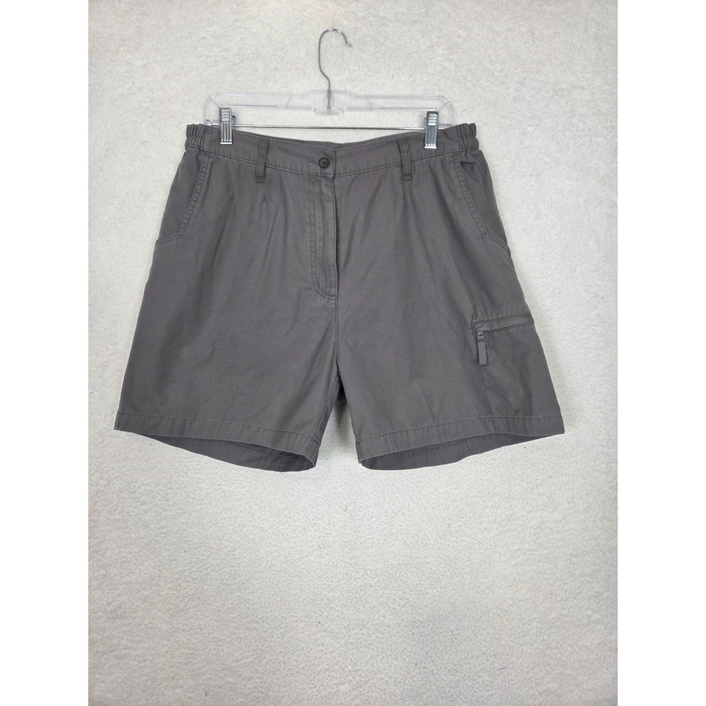 Vtg Y2K Woolrich Womens Cargo Shorts High Rise Cotton 14 Granola Girl Hiking